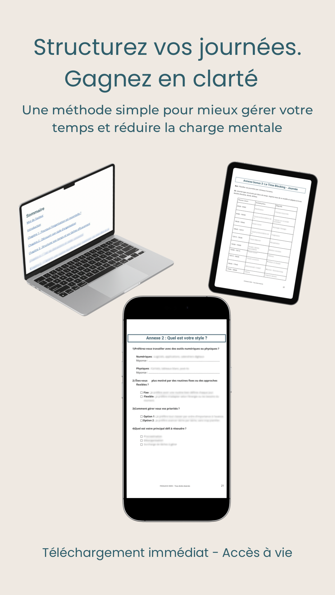 Organiser votre vie, transformer votre quotidien