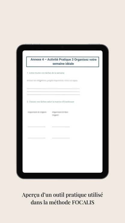 Organiser votre vie, transformer votre quotidien